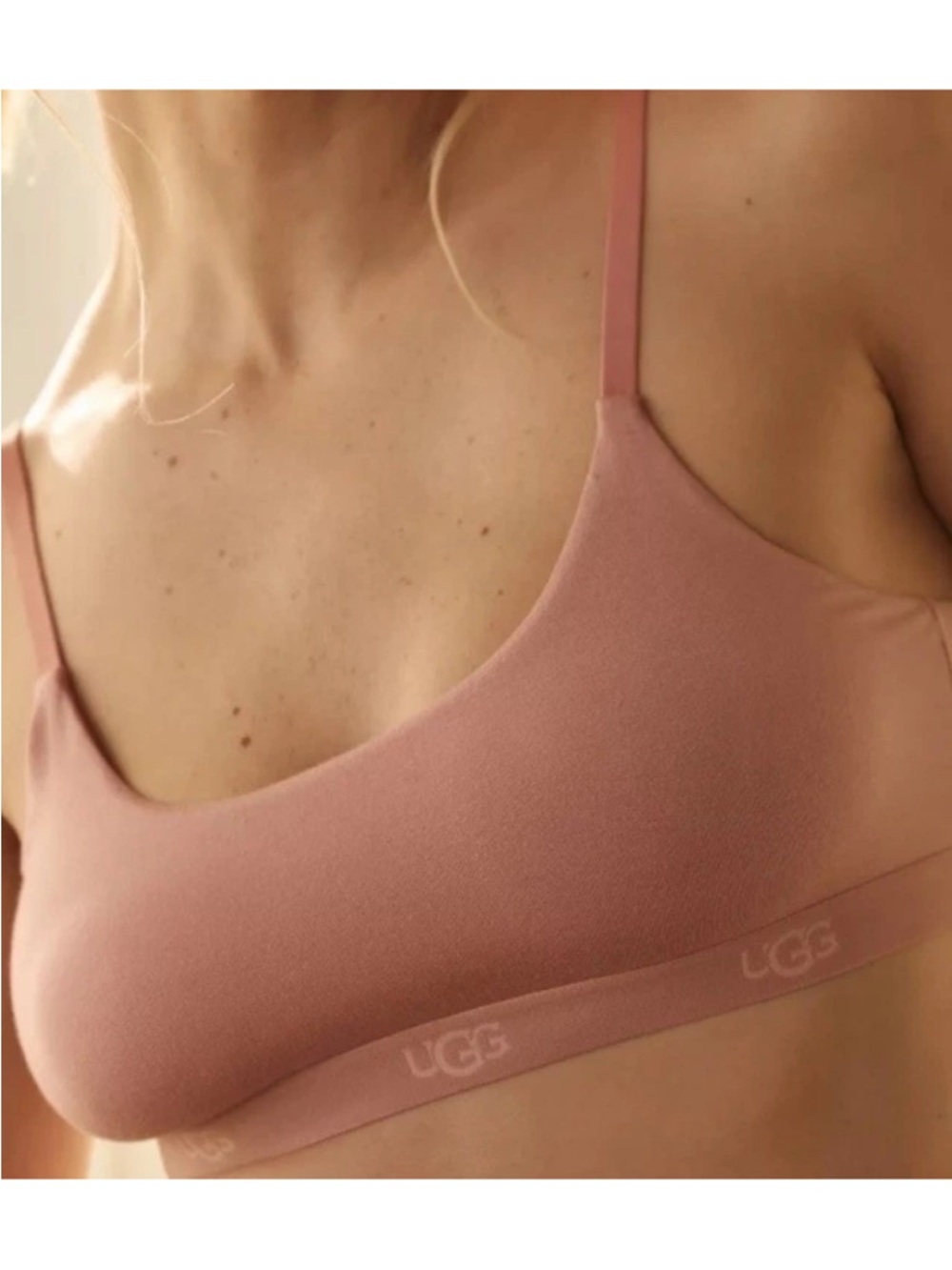 Ugg from Anthropologie Estella bra bralette mauve large L new nwt